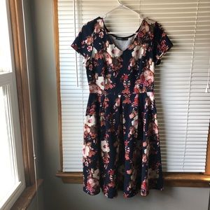Mikarose Floral Midi Dress